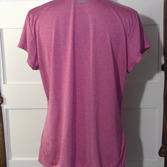 Cascade Sport Performance Women's Pink Short Sleeve Active Wear Shirt (Size XL) - Picture 3 of 6